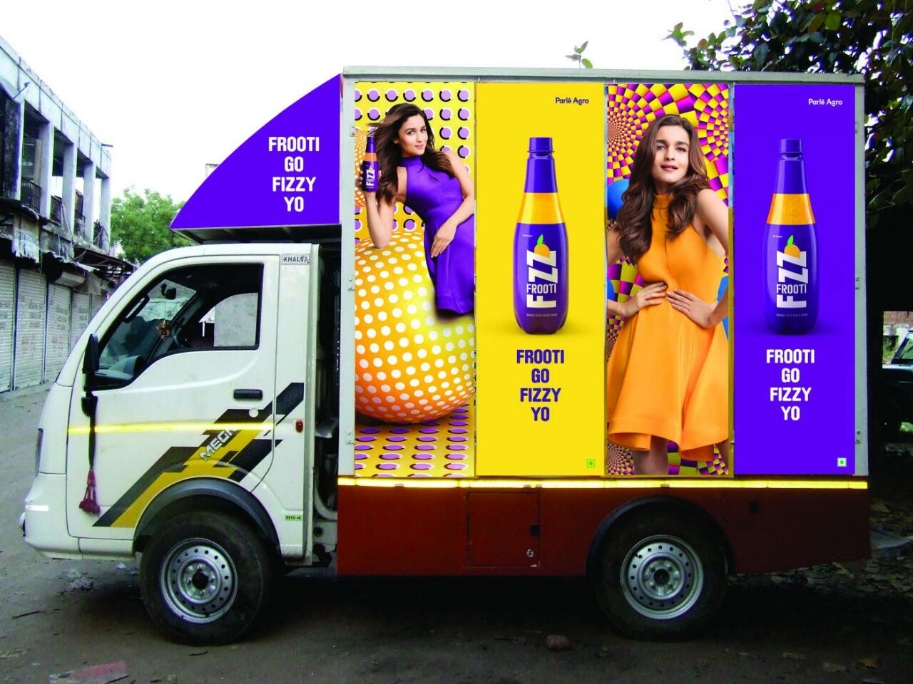 LED Mobile Van Ads.